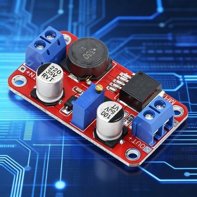 Efficient Boost Power Supply DC5A Adjustable Voltages Output Overcurrent Safety