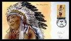 DR WHO 1996 FDC INDIAN BUTTERFLY DANCE BEVIL HANDPAINTED CACHET M75364