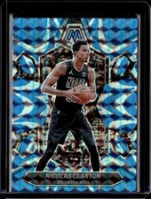 2023-24 Panini Mosaic #179 Nicolas Claxton Reactive Blue