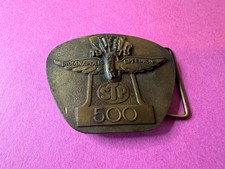 vintage INDIANAPOLIS MOTOR SPEEDWAY STP 500 1978 Indiana Belt Buckle