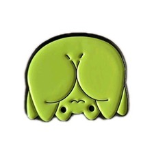 Enamel Pin Frog Bottom Funny