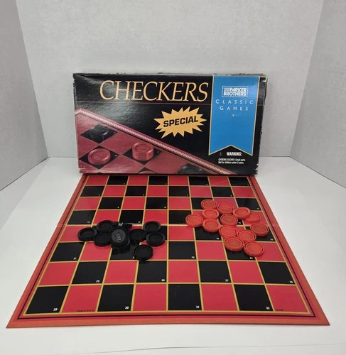 Parker Brotherse Classic Games Checkers Special 1994 Vintage Made In USA