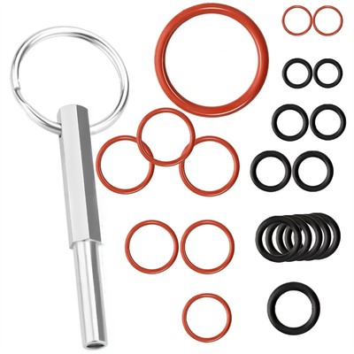 Kaffeemaschine Essential Tools 22 Stück Silikon Dichtringe und Schlüssel Werkz