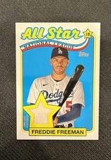 2024 Topps Series 2 - 1989 Topps Baseball All-Star Relics Freddie Freeman...