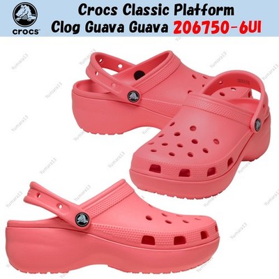 Crocs Classic Platform Clog Guava Guava 206750-6UI Unisex Size