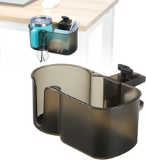 Desk Cup Holder, Caddy Table Organizer for Office Table, Lawn Chair, Golf Cart,