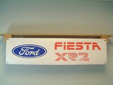 Ford Fiesta Mk2 XR2 Banner Werkstatt Auto Show Garage Wand Display Schild