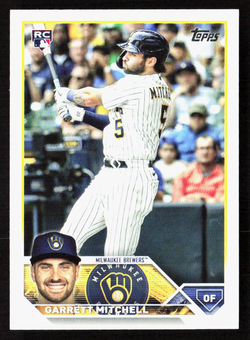2023 Topps Series 2 Garrett Mitchell Rookie Card RC   #359 Milwaukee Brewers