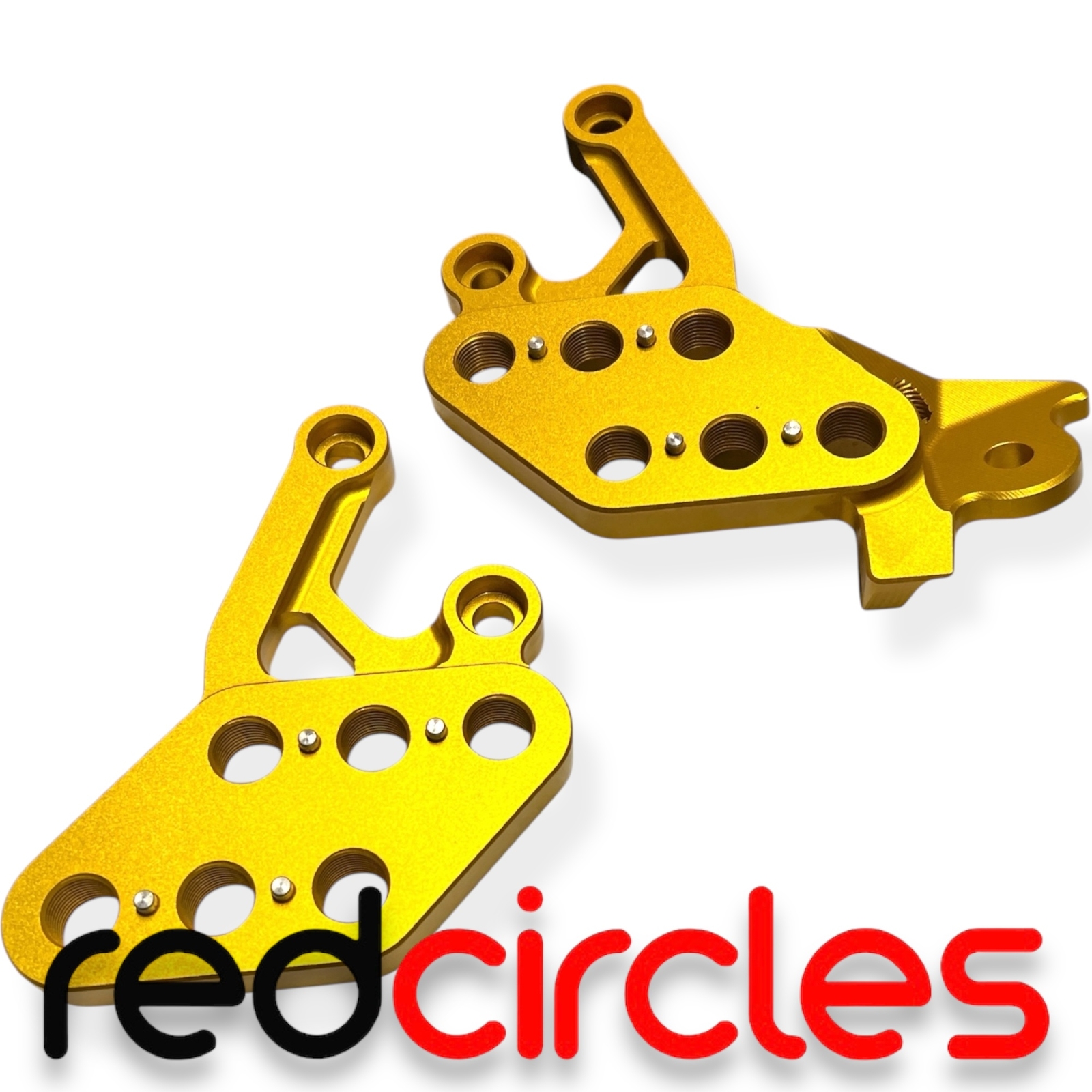GOLD FULLY ADJUSTABLE CNC Sur-Ron FOOTPEG BRACKETS SURRON LIGHTBEE X LBX