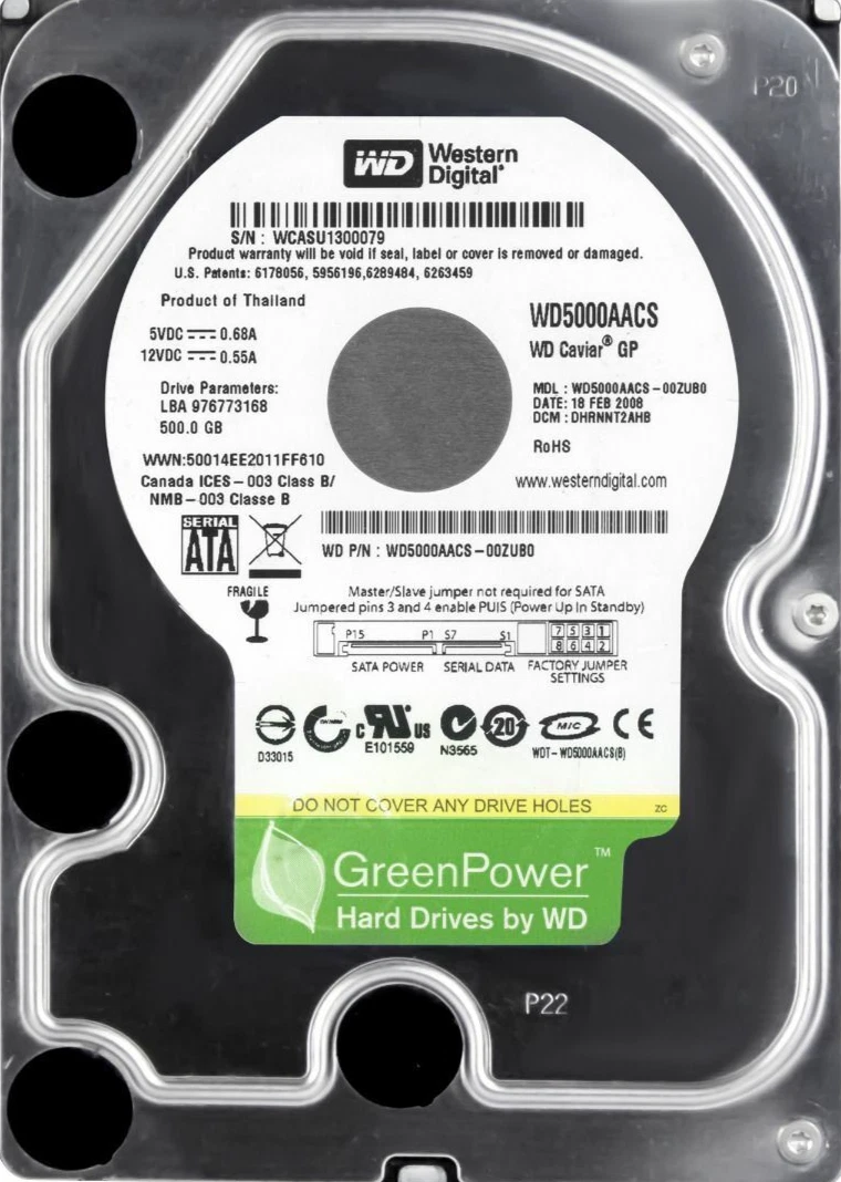 Wd5000aacs shop