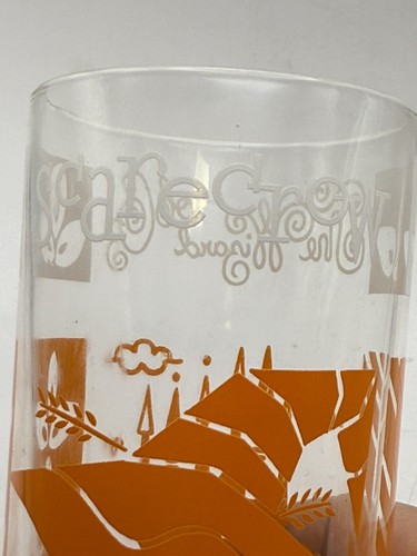 RARE Vintage Wizard Of Oz Orange Scarecrow Drinking Glass - Picture 21 of 24