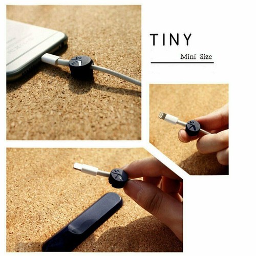1x Magnetic Cable Clip Organizer Wire Cord Management Desktop Winder Line Holder - 第 4/7 張圖片