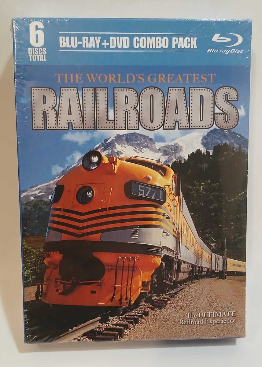 (未使用･未開封品)World's Greatest Railroads [DVD] Worlds Greatest Railroads (Blu-ray) DVD 6 Disc Set New