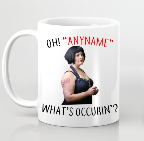 Personalised Gavin and Stacey Mug Gift Whats Occuring Nessa Mothers Day Mum Dad - Afbeelding 1 van 2