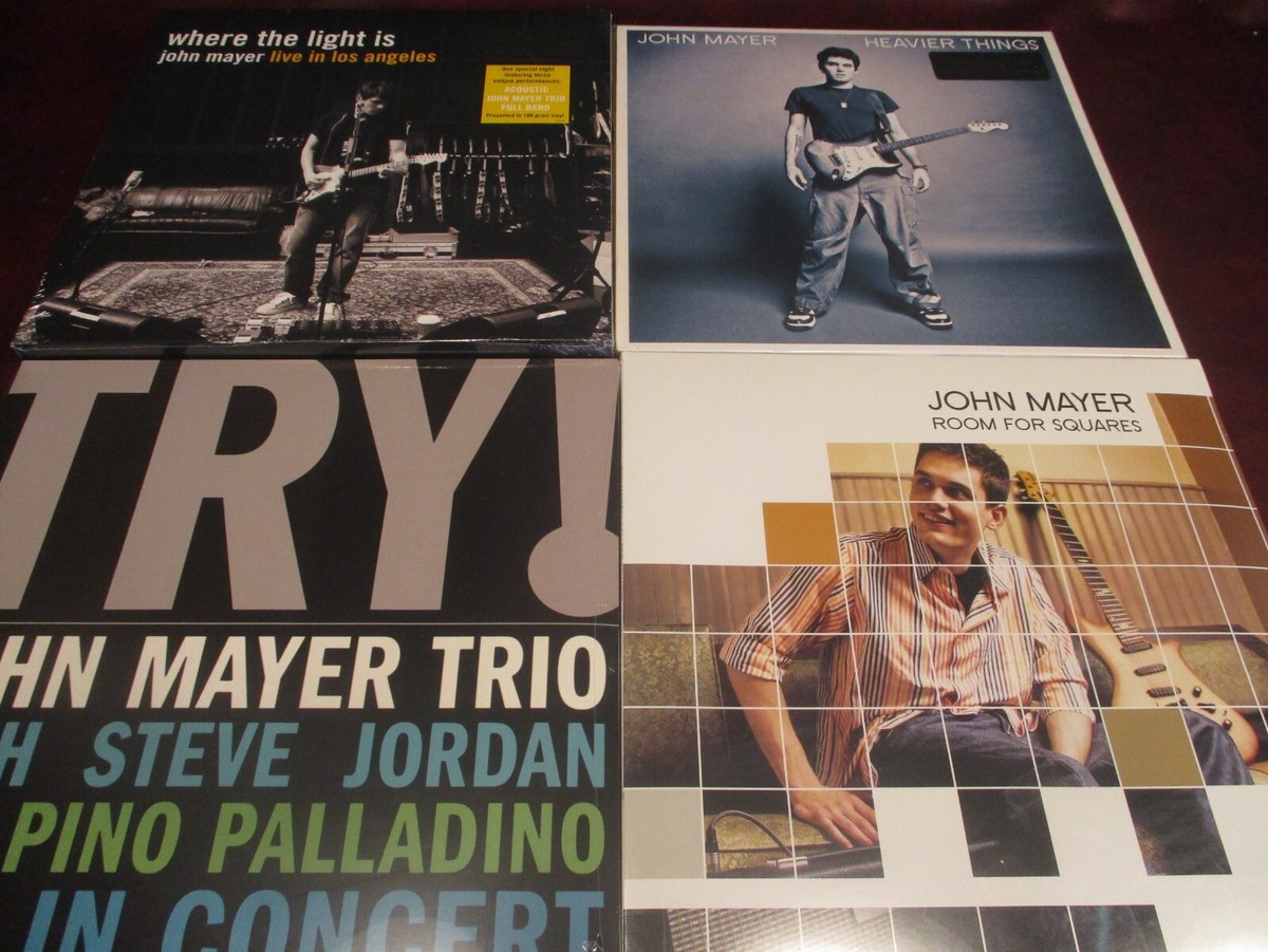 JOHN MAYER HEAVIER THINGS & LIGHT 180GRAM 5LPS + TRY 2LPS + ROOM