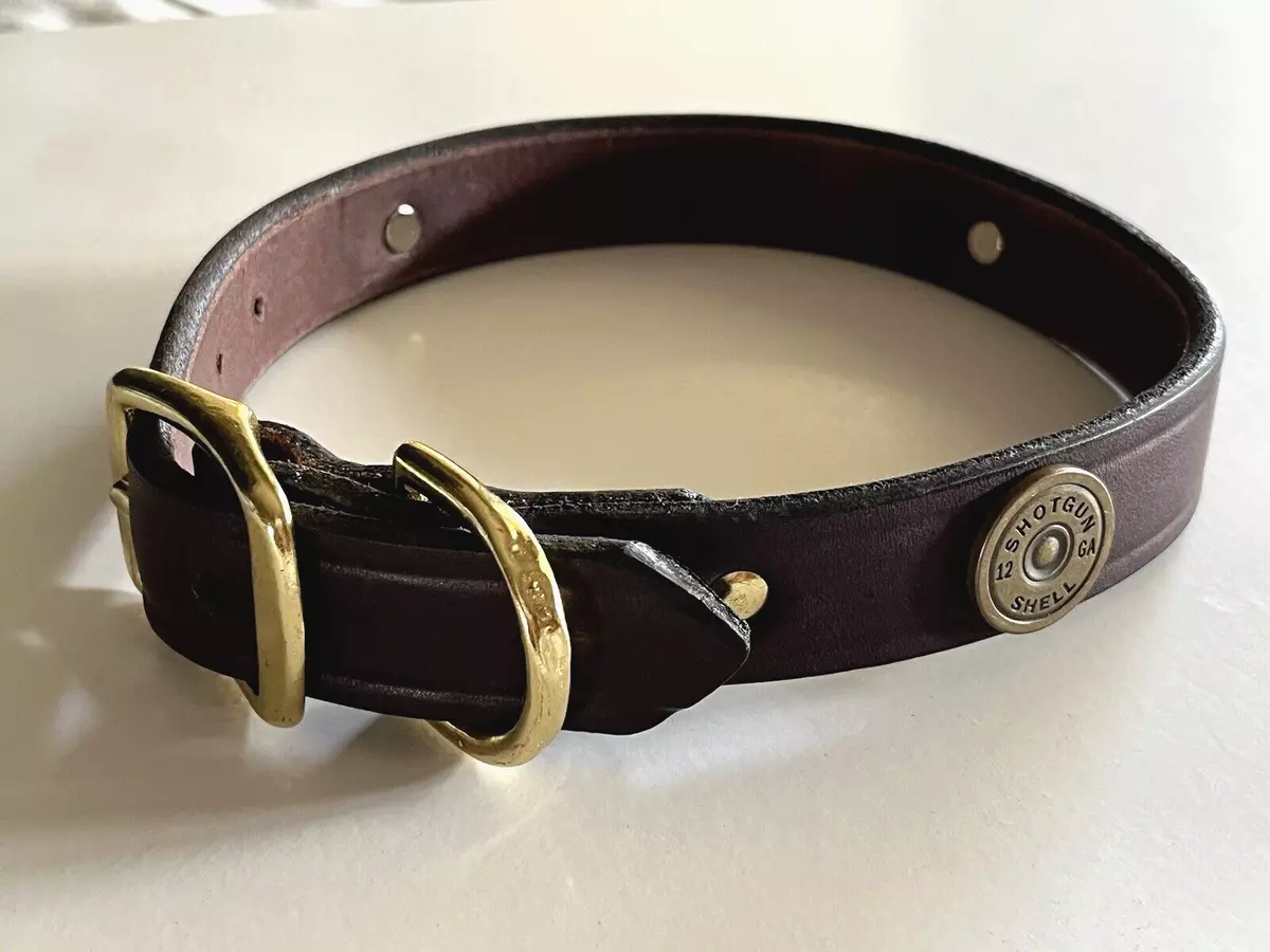 Leather Shotshell Dog Leash