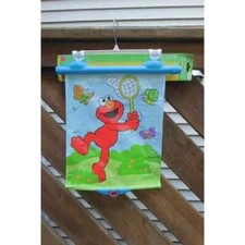 NIP Munchkin Sesame Street Elmo Safety Sunblock Shade for car HEAT ALERT SYSTEM