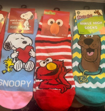 Sesame Street Ankle High Socks - Elmo- NWT 9-11 FREE SHIPPING NOTABUNDLE