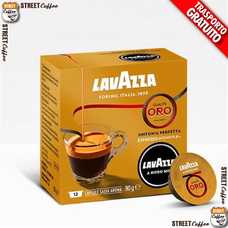24 CIALDE CAPSULE CAFFE' LAVAZZA A MODO MIO QUALITA' ORO 100 % ORIGINALI *