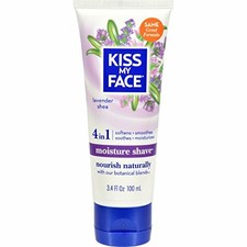 Kiss My Face MOISTURE SHAVE Lavender 3.4 Oz