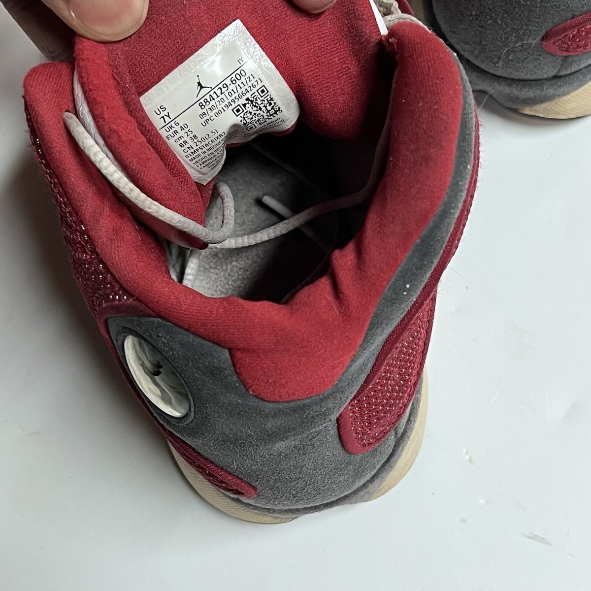 Jordan Retro 13 Flint Red 7y woman’s 8.5 s-l1200.jpg main image 3