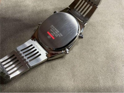 SEIKO ALBA AKA W670-4000 AMAD003 Vintage Watch Darth Vader Silver