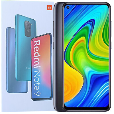 BNIB Xiaomi Redmi Note 9 DUAL SIM 64GB ROM + 3GB Black Unlocked 4G
