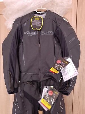 FLM Sports 3.0 Herren Lederkombi Jacke Größe 48 