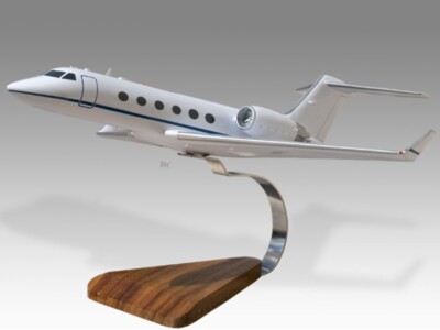 Gulfstream G-IV Desk Wood Airplane New Model Large Scale 1/72