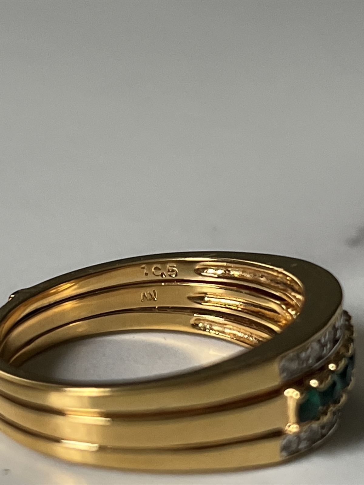 Multilayered Rings 3 Interchangeable signed NV Ri… - image 5