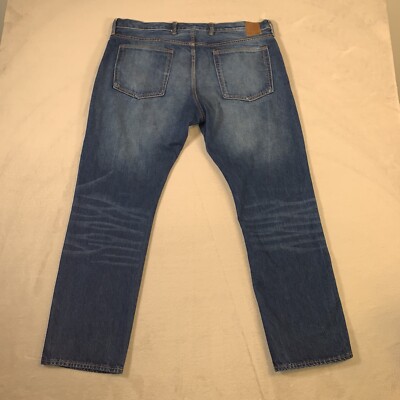 GAP 1969 Jeans Mens 38x30 Slim Fit Straight Leg Blue Denim