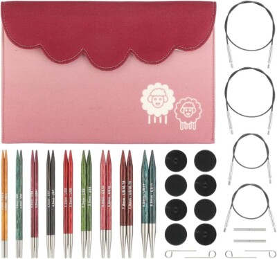 KnitPro Dreamz Normal Interchangeable Knitting Needle Sets 13cm (5 ) - Deluxe