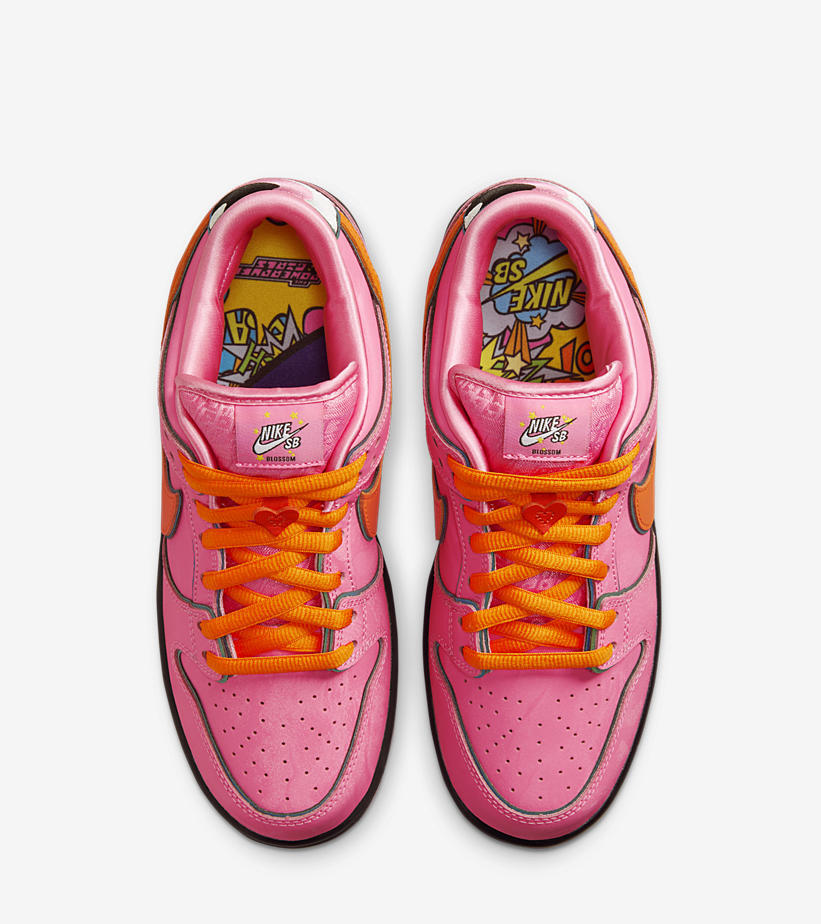 The Powerpuff Girls Nike SB Dunk Low Blossom FD2631-600 Men's Size