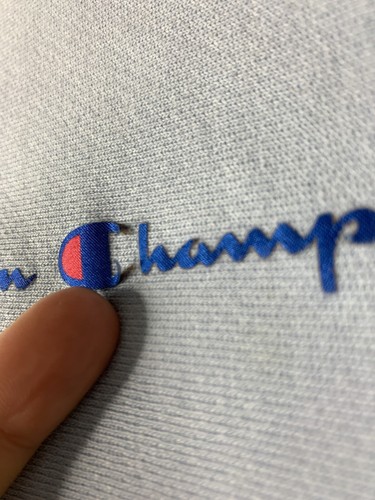 Vintage Y2k Champion reverse weave Pullover Sweater L Crewneck Lounge Streetwear - Picture 6 of 11