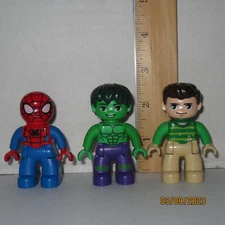 Spider-Man Sandman & Hulk Lego Duplo Figures 10876 Marvel Super Hero Adventures