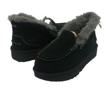 UGG ANSLEY PARC WOMEN SLIPPERS SUEDE BLACK US 8 /UK 6 /EU 39