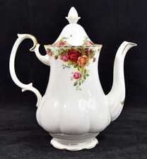 Royal Albert Old Country Roses Coffee Pot (FLAWED)