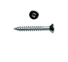 No. 10 x 1-1/2" Square Drive Wood Screws BZP Countersunk Head -Box 200