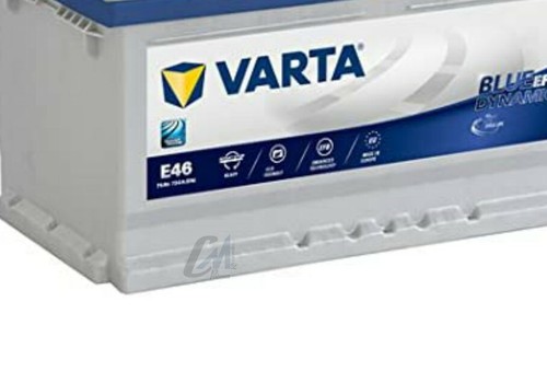 BATTERIA VARTA E46 12V 75Ah 730A 575500073D842 DIMENSIONI 315X175X175 POLO + DX - Imagen 4 de 8