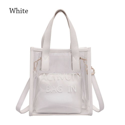 Summer Beach PVC Transparent Crossbody Bags Handbags Shoulder Bags Jelly Bag - Picture 13 of 16