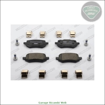 Ferodo Premier Kit Pastiglie Freno A Disco FDB1382: Confezione 4 Pezzi, Con Clip Pistone, WVA 23073, Per Sistema ATE - 4
