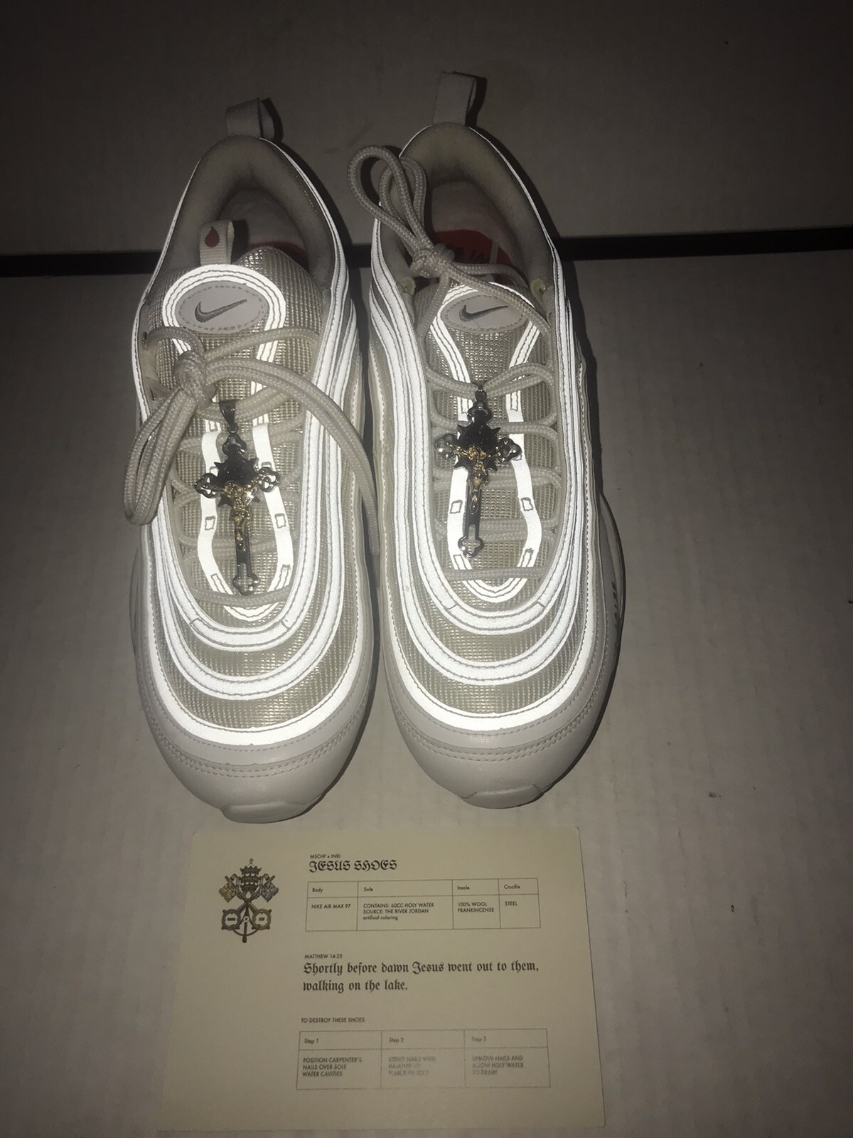 Nike Air Max 97 MSCHF x INRI Jesus 