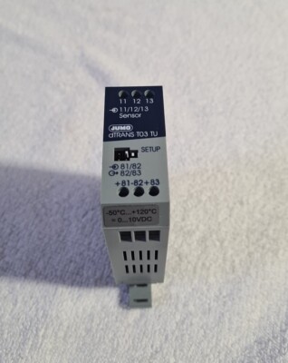 Jumo dTRANS T03 TU Temperatur-Messumformer (956534)707034/880-001-040/000 analog