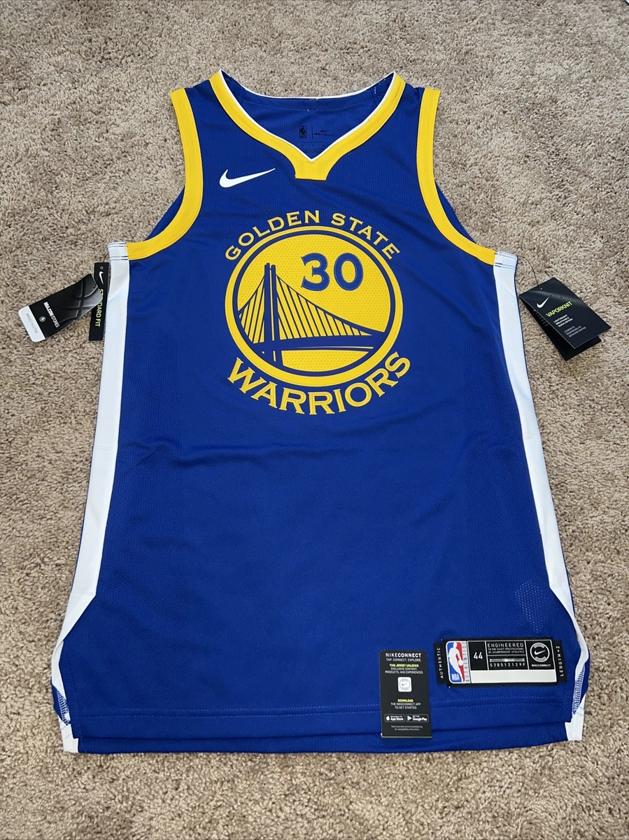 Nike NBA Authentic Jersey Stephen Curry Warriors Icon Edition