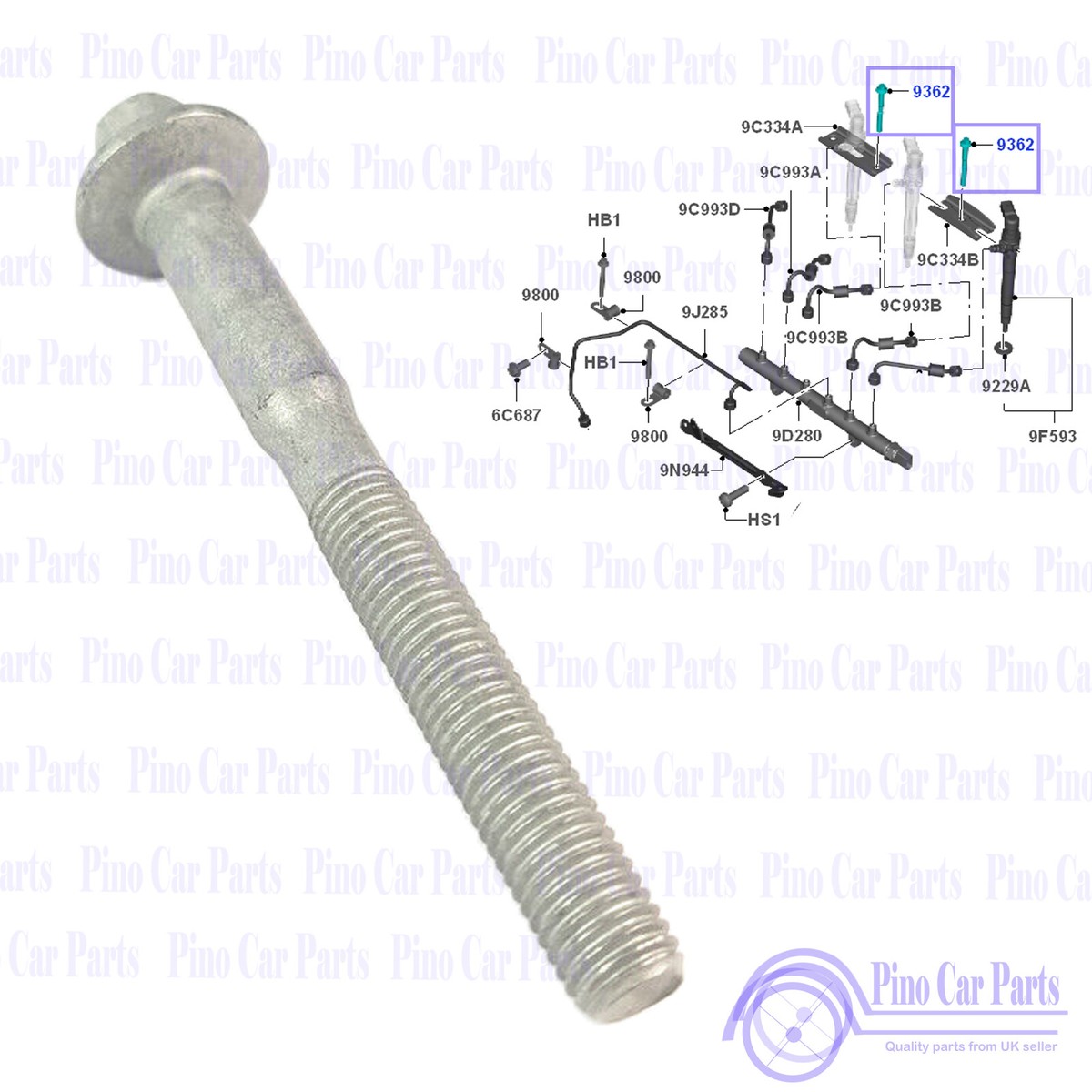 Ricambio Iniettori Kit Guarnizioni Iniettore Carburante - 14 Pezzi Per Ford Transit MK7 2.2 2.4 3.2 TDCI Bulloni Iniettore - Foto 8