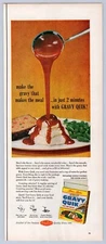 1959 Loma Linda Brown Gravy Quik Low In Calories VINTAGE PRINT AD LM59
