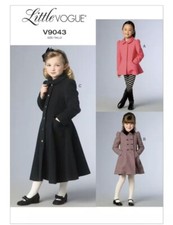 Little Vogue V9043 Childs Lined Fitted Prince...