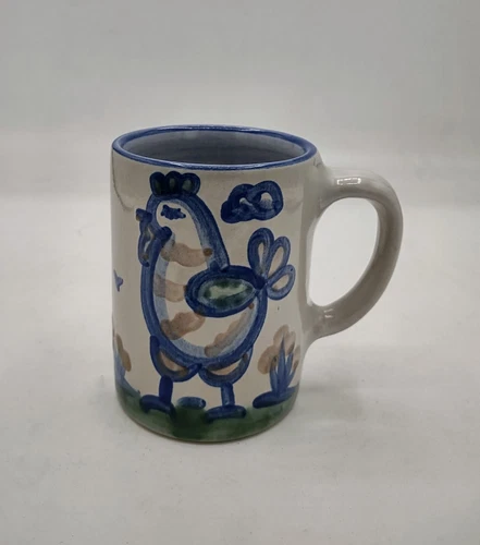 Vtg M.A. Hadley Pottery Chicken Hen Coffee Mug