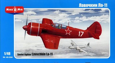 MikroMir 1/48 Lavochkin La-11 Fang Model Kit