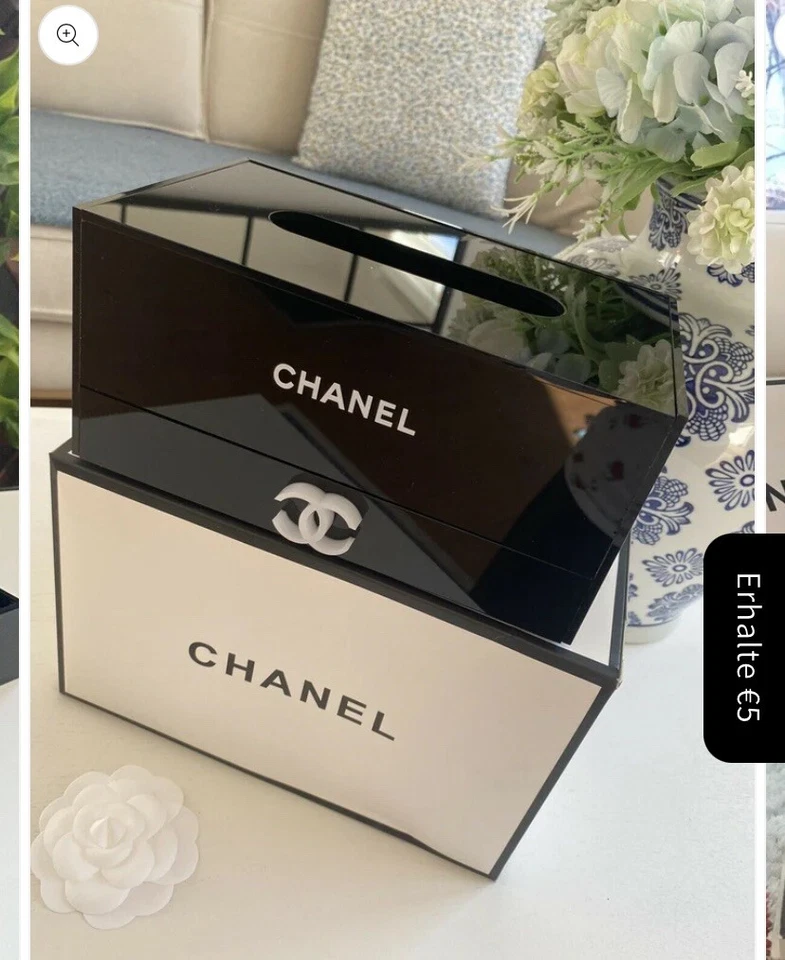 Chanel Make Up Acrylic Box Organiser - Organiser Tissue Holder VIP Gifts - Image 4 of 4